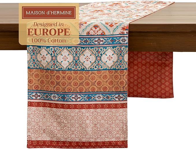Maison d' Hermine Table Runner 100% Cotton Double Layer Table Runners 72 inches by MaisondHermine
