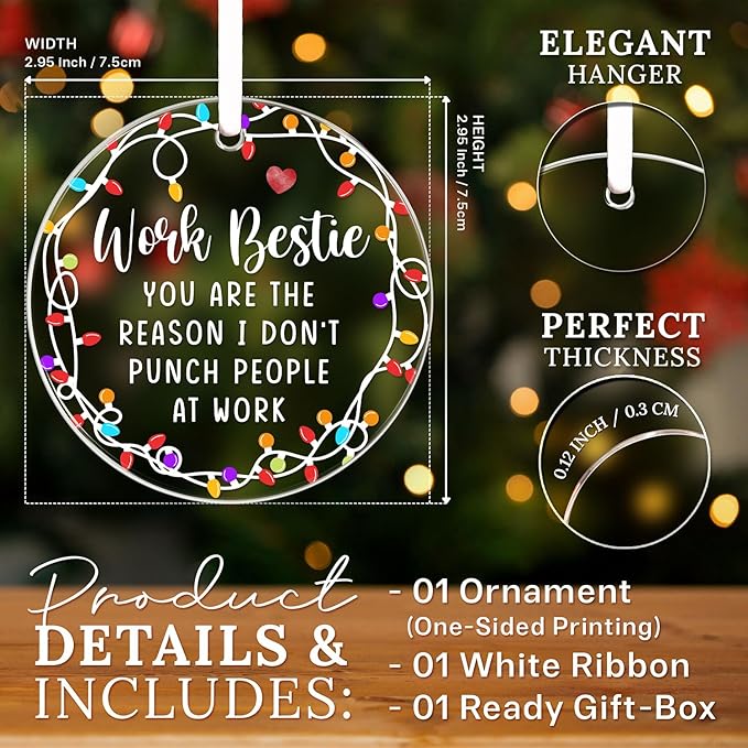 HEXMOZ Work Besties Gifts for Women, Work Friends - Image 4