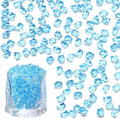 LAIDANLA 500PCS Sky Blue Acrylic Gems Fake Ice Cubes Vase Fillers Blue Plastic by LAIDANLA