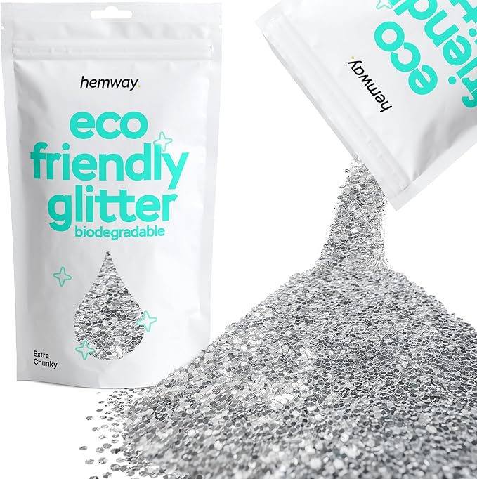 Hemway Eco Friendly Biodegradable Glitter 100g / 3.5oz Bio Cosmetic Safe by Hemway