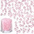 LAIDANLA 500PCS Pink Acrylic Gems Fake Ice Cubes Pink Vase Fillers Plastic by LAIDANLA