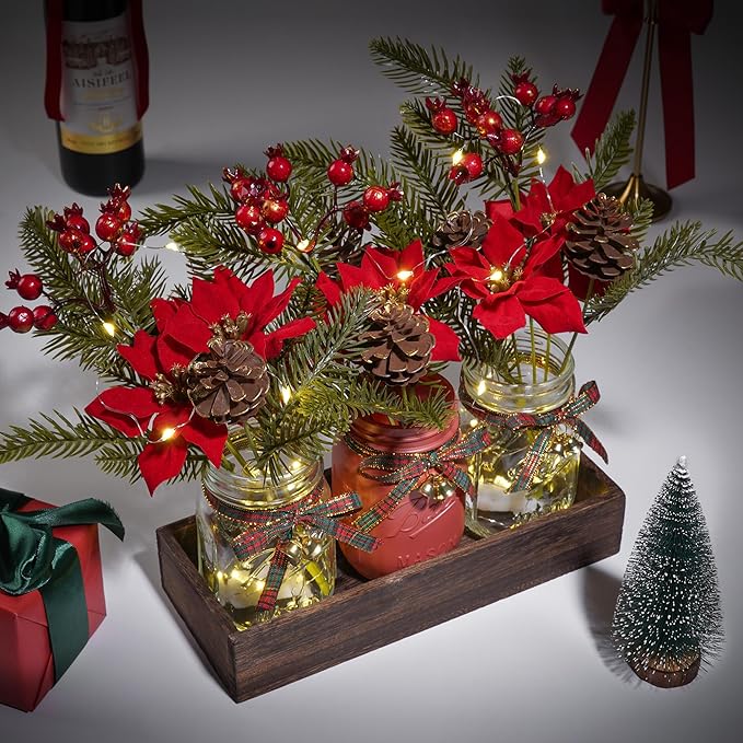 3 Pcs Mason Jar Centerpiece Decorations - Image 7