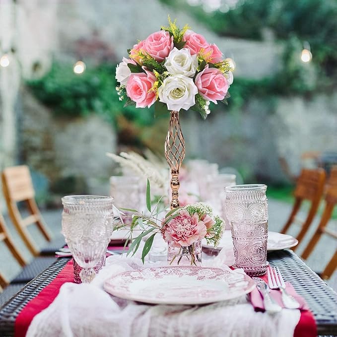 Gold Metal Wedding Centerpieces - Image 6