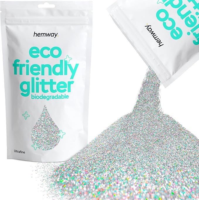 Hemway Eco Friendly Biodegradable Glitter 100g / 3.5oz Bio Cosmetic Safe by Hemway