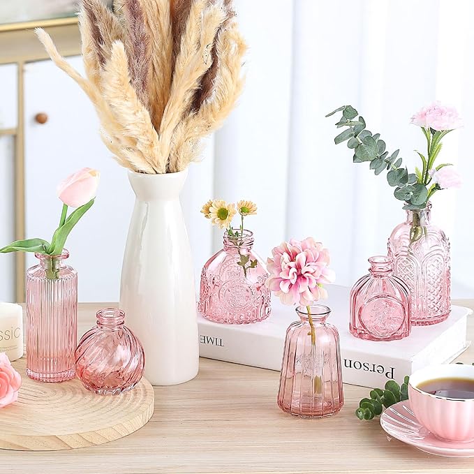 Bud Vases for Centerpieces Wedding, Flower Vases in Bulk for Rustic Home Decor - Image 4