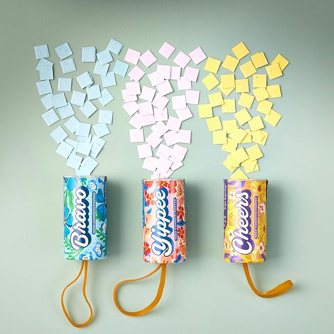 Modern Sprout Seed Confetti Poppers - Image 2