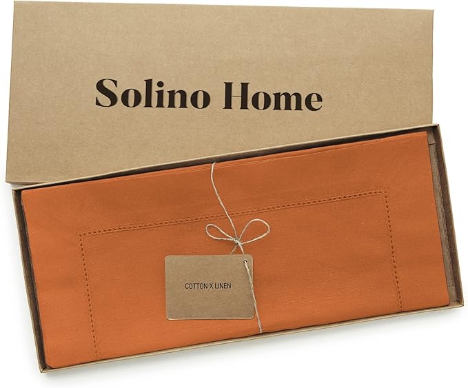 Solino Home Cotton Linen Table Runner 36 Inches - Image 6