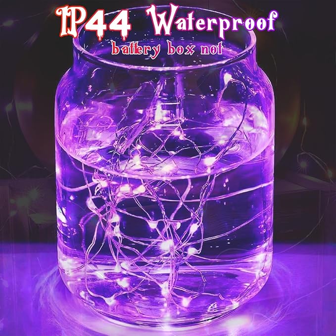 4-Pack 50 LED Fairy Lights Battery Operated - Image 2