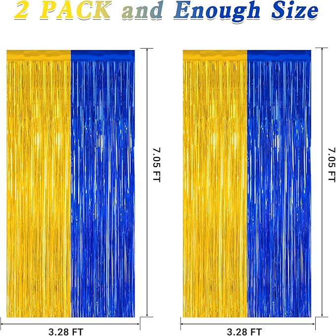 2 Pack Graduation Backdrop, 3.28 FT x 7.05 FT Class of 2025 Decorations - Image 2
