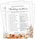Fall Bridal Shower Games Cards, Wedding Traditions Wedding Bachelorette Party by Unknown