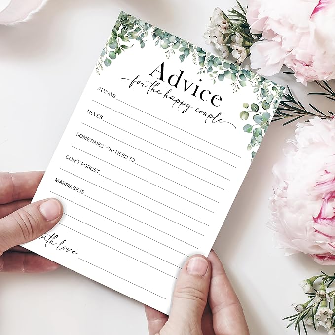 Eucalyptus Bridal Shower Game Cards - Image 3