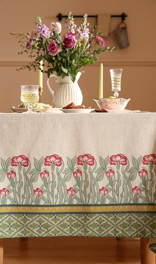 patdrea Designer Green Table Cloth - Image 7