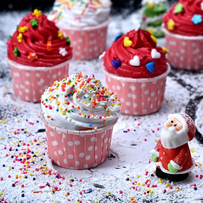 Sentovac Rainbow Nonpareils Sprinkles Edible 2mm Mini Peals Sprinkle - Image 6