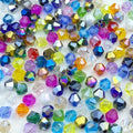 400pcs 4mm Bicone Crystal Glass Beads Loose Spacer Craft Beads by LIMAOLLY