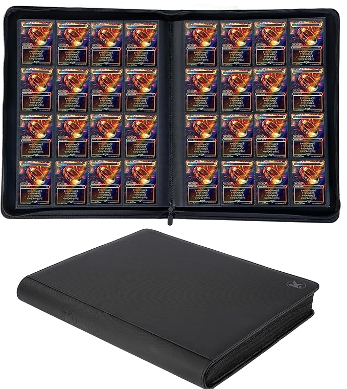 1408+ Pockets Trading Card Binder, 16-Pocket Card Ablum Compatible by KUOOKING