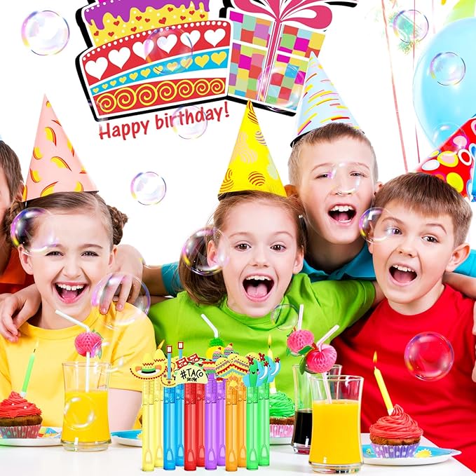 AFZMON 24Pcs Cinco De Mayo Party Favors Bubble Wands - Image 7