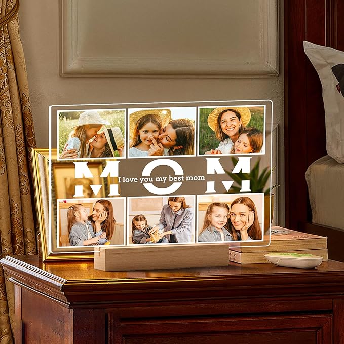 Personalized Birthday Gifts for Mom from Daughter Son, Custom Collage Picture - Image 7