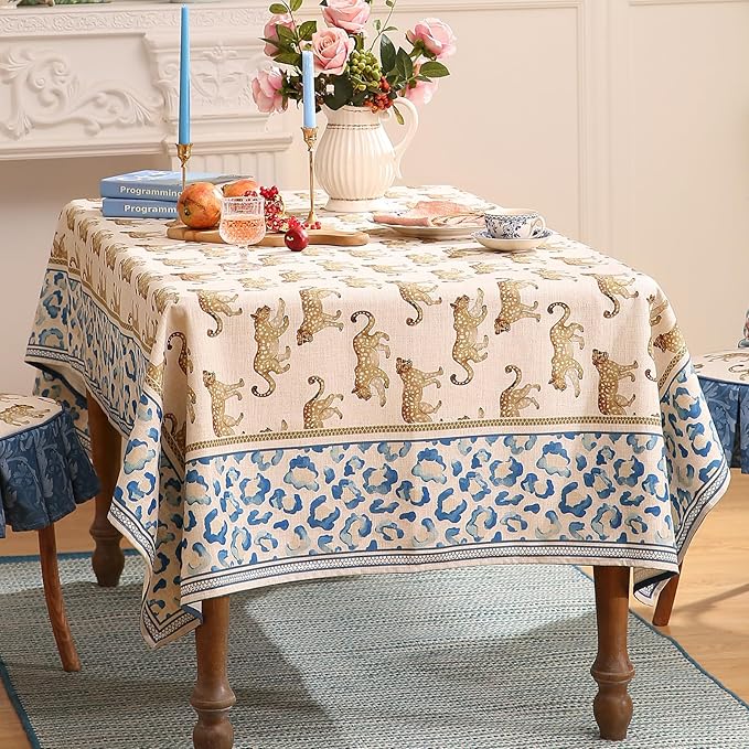 patdrea Designer Vintage Linen Table Cloth - Image 5