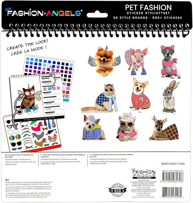 Fashion Angels Pet Fashion Sticker Stylist - Image 8