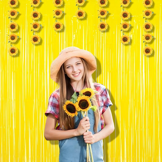 BRAVESHINE Foil Fringe Curtain Backdrop - Image 7