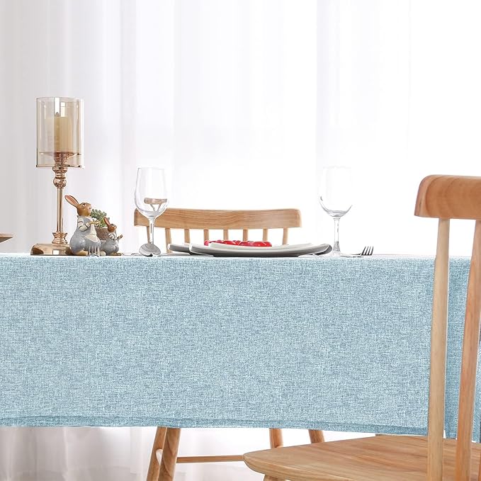 Hiasan Faux Linen Rectangle Tablecloth - Image 4