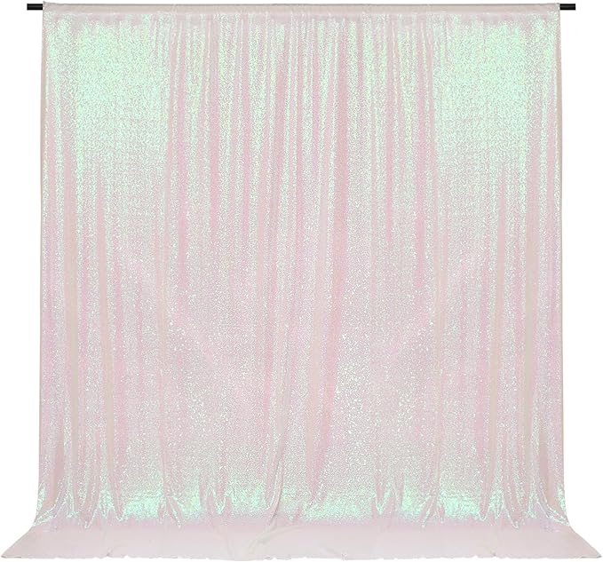 PartyDelight Sequin Backdrop Iridescent 6FTx6FT by PartyDelight