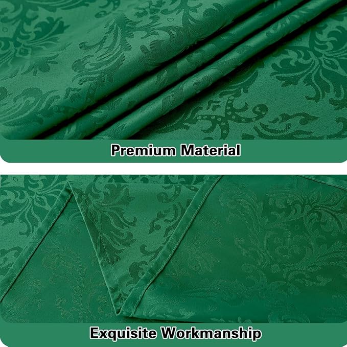 Jacquard Tablecloths for Rectangle Tables 60 x 84 Inch, Spill Proof Stain - Image 4