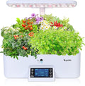 Indoor Gardening 17 Pods Hydroponics Growing System Kit Smart Lighting Setting by Dryades