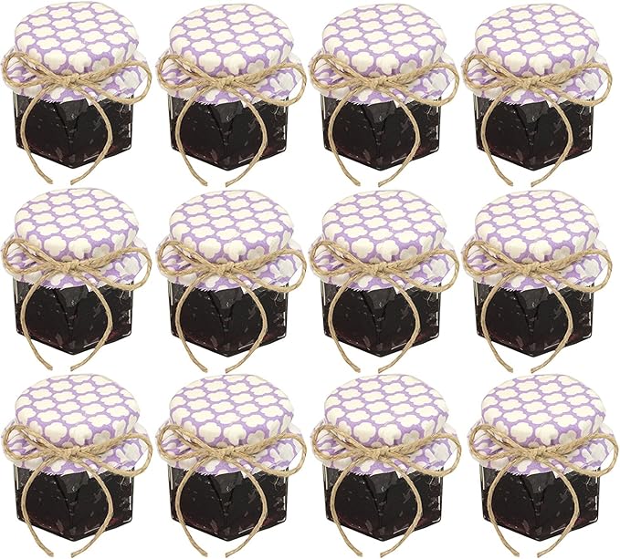 1.5 oz Hexagon Mini Glass Jars - Image 3