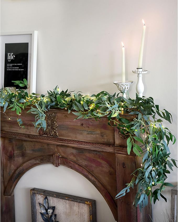 FiveSeasonStuff 2 Mix Rustic Willow Garlands, Bendable Artificial Greenery Vine - Image 2