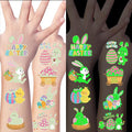 150 PCS Luminous Easter Tattoos by Huskein