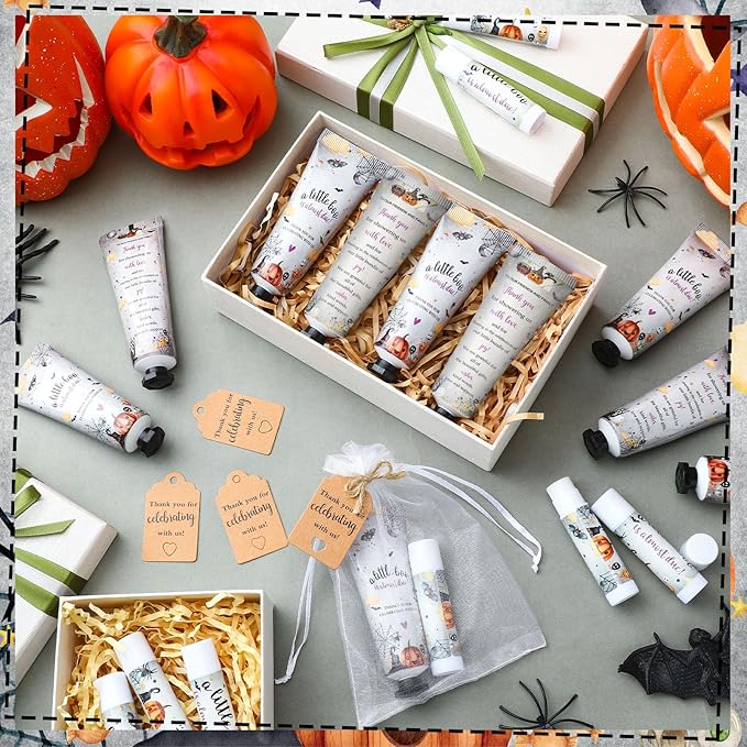50 Sets 200 Pcs Baby Shower Hand Lotion and Lip Balm Gift Theme Baby Shower - Image 2