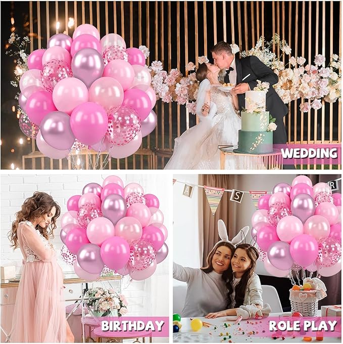Paready Pink Balloons Set - Image 6