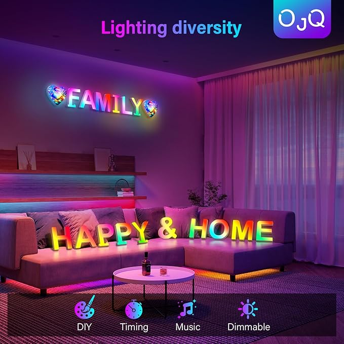 OJQ Light Up Letters LED Letter - Image 6