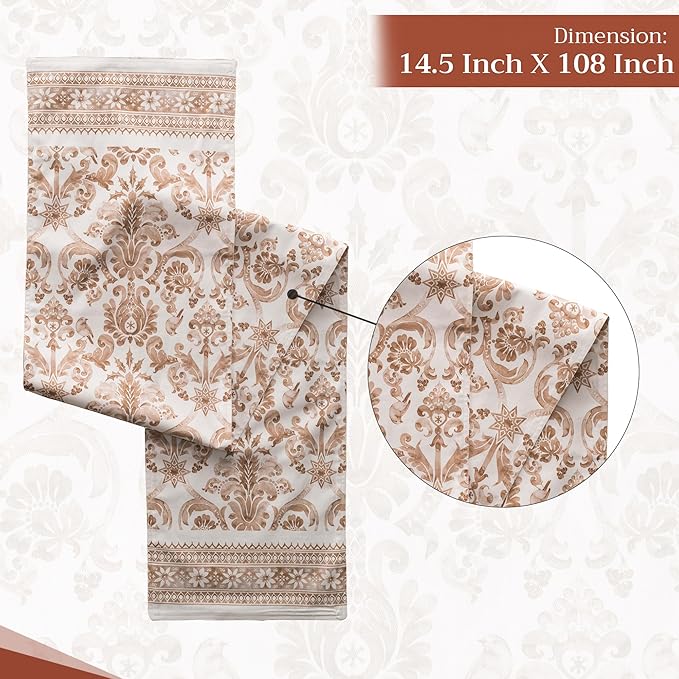 Maison d' Hermine Table Runner 100% Cotton Double Layer Table Runners 72 inches - Image 4