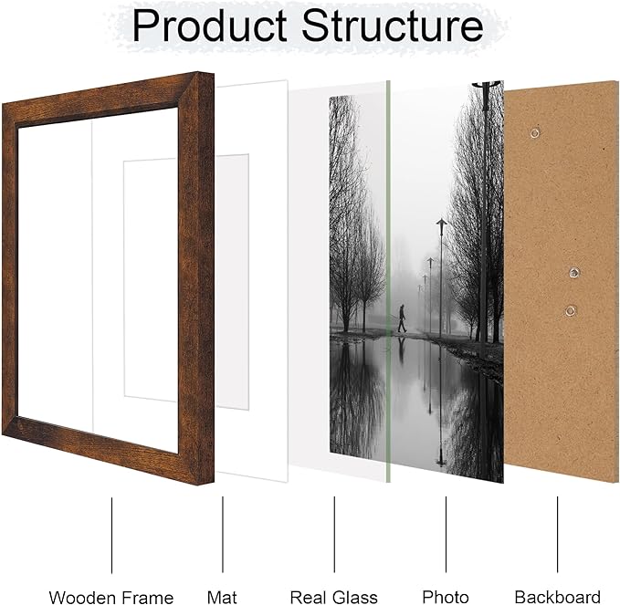 11x14 Picture Frame Set of 4 - Image 3