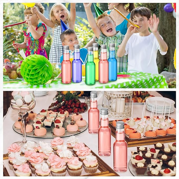 120 Pcs Mini Liquor Bottles Airtight Shot Miniature Empty Plastic Alcohol - Image 5