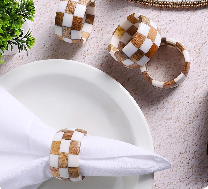 Rustic Napkin Rings Setof 12 - Image 6
