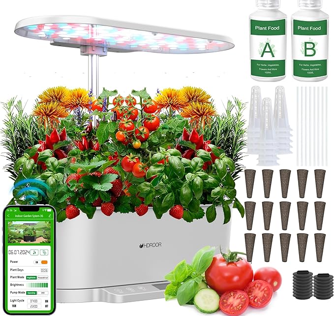 Hydroponics Growing System Kit APP Controlled, Indoor Herb Garden Hydroponic 15 - Image 8