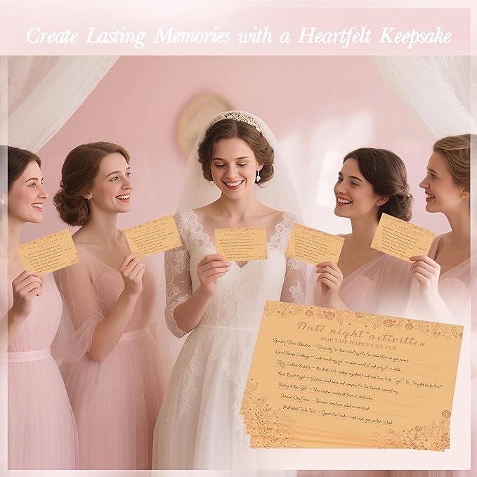 Advice And Wishes For The Mr And Mrs, Wedding Advice Cards For Bridal Shower - Image 6