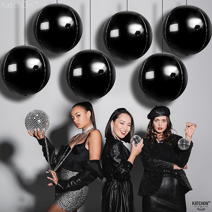 KatchOn, Large Black Mylar Balloons - Image 8
