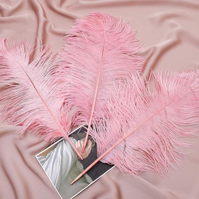 Ballinger Lotus Pink Ostrich Feathers - Image 8