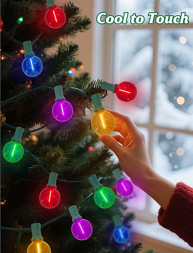 SUNSGNE 25FT LED Globe Christmas Lights - Image 6