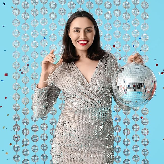 BRAVESHINE Hanging Balls Party Streamers Backdrop - Image 9