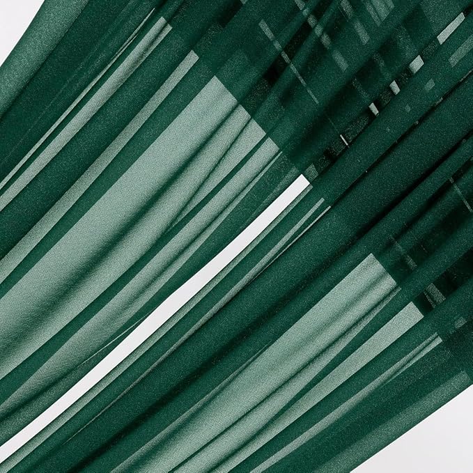 MLMW Christmas Wedding Arch Draping Fabric 1 Panel 29" x 20Ft Emerald Green - Image 2