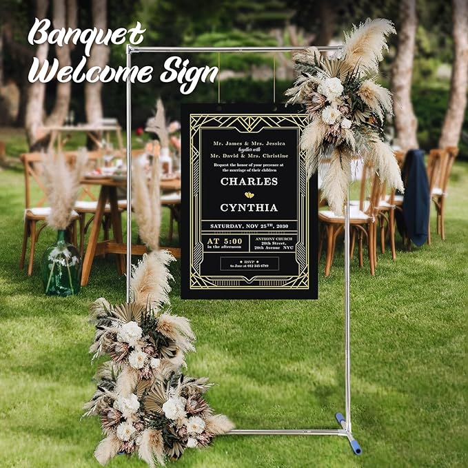 Backdrop Stand Metal 7*4FT Square Arch, Heavy Duty Rustproof Frame - Image 5