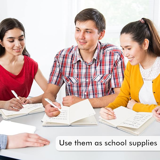 feela College Ruled Notebooks, 24 Pack Business Notebook Hardcover Lined - Image 5