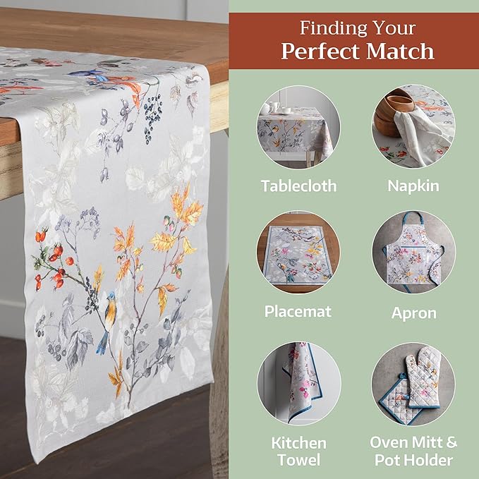 Maison d' Hermine Table Runner 100% Cotton Single Layer Table Runners 108 - Image 5