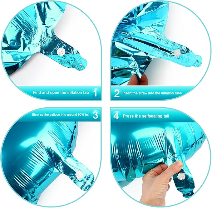 Blue 40 Inch 0 Number Balloons, 0 Decorations - Image 2