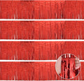 Red Birthday Decorations Tinsel Garland Parade Float Decorations by YUKL